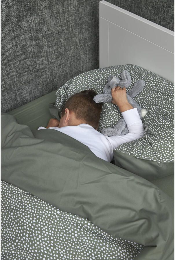 Meyco jersey juniorbed hoeslaken 70x140 150 cm forest green