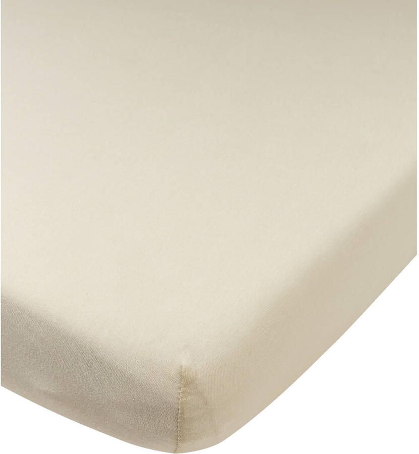 Meyco jersey hoeslaken co-sleeper soft sand
