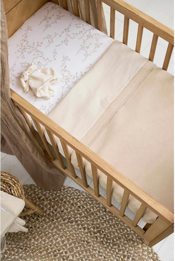 Meyco junior bed hoeslaken Branches beige - Foto 2