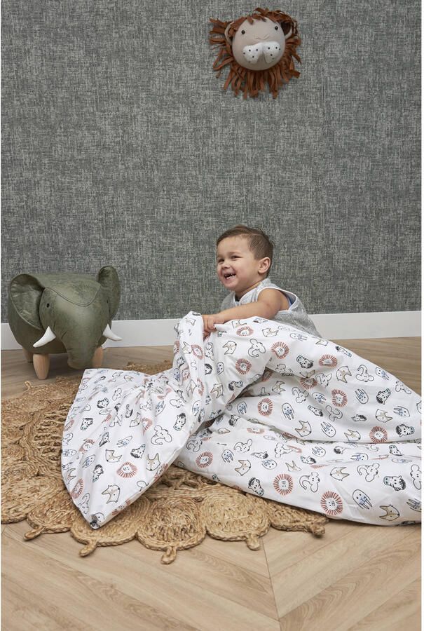 Meyco katoenen dekbedovertrek ledikant (100x135 cm)