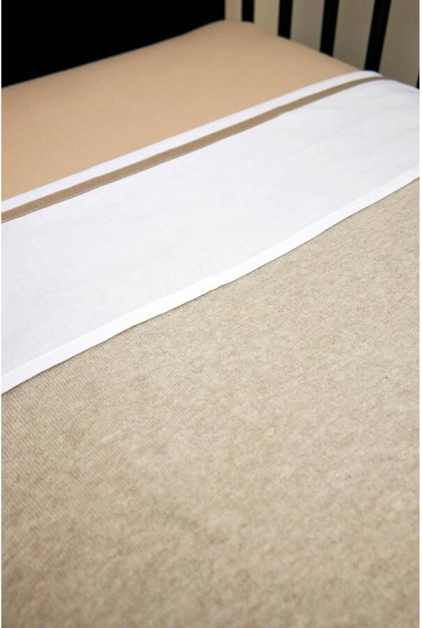 Meyco katoenen jersey co-sleeper hoeslaken 50x90 cm Sand - Foto 2
