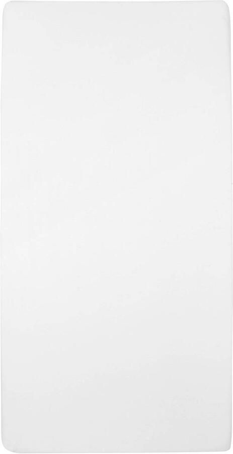 Meyco katoenen jersey hoeslaken co-sleeper 50x90 cm (set van 2) wit - Foto 2