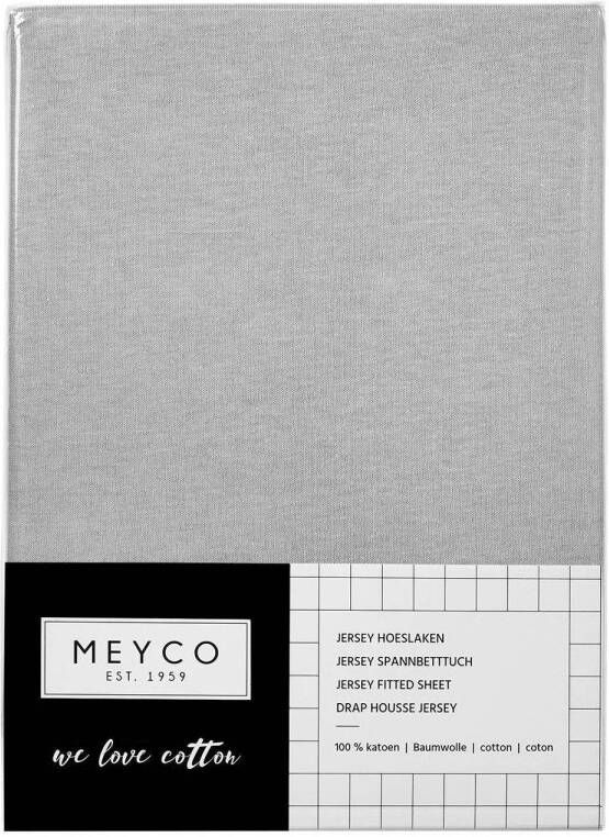 Meyco katoenen jersey hoeslaken ledikant 60x120 cm - Foto 3