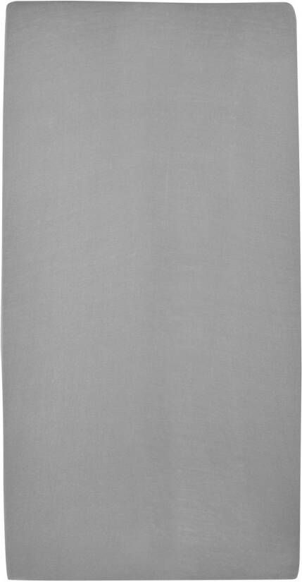 Meyco katoenen jersey hoeslaken peuterbed 70x140 150 cm set van 2 grijs - Foto 2