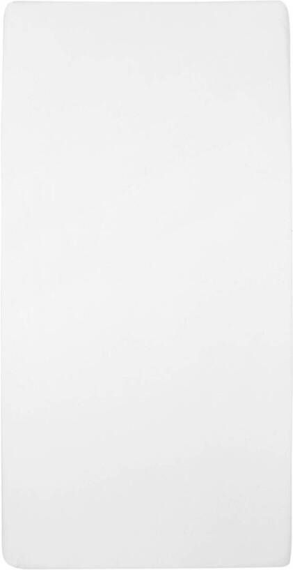 Meyco katoenen jersey hoeslaken peuterbed 70x140 150 cm set van 2 wit