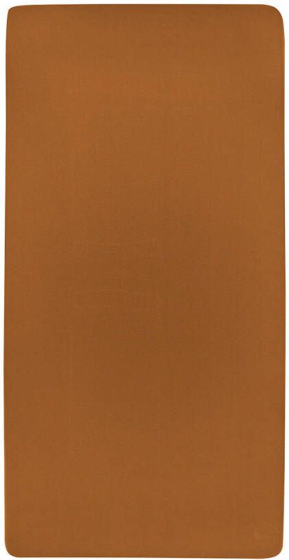 Meyco katoenen jersey hoeslaken wieg 40x80 90 cm (set van 2) camel - Foto 2