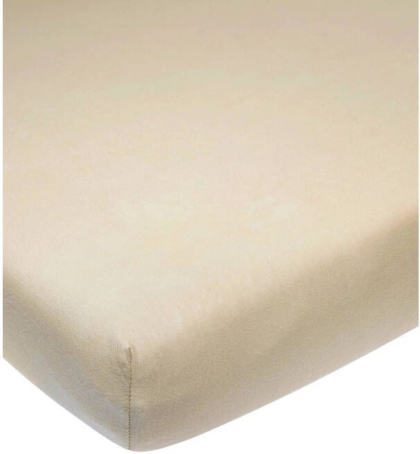 Meyco katoenen junior hoeslaken 70x140 150 cm sand - Foto 3
