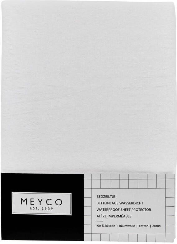 Meyco katoenen molton bedzeil 50x90 cm