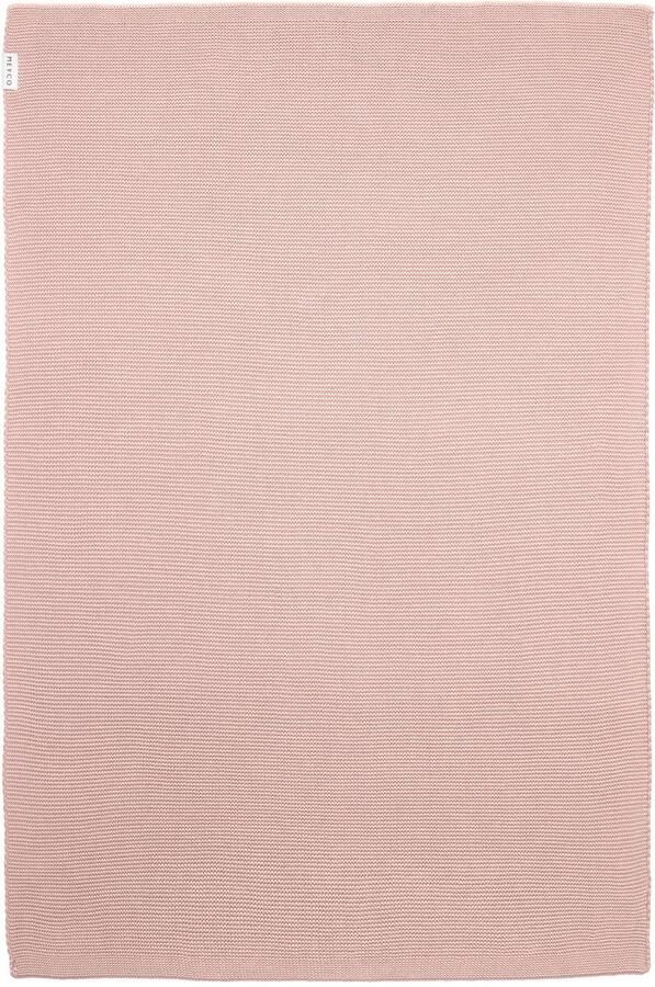 Meyco katoenen ledikantdeken roze 150x100 cm - Foto 3