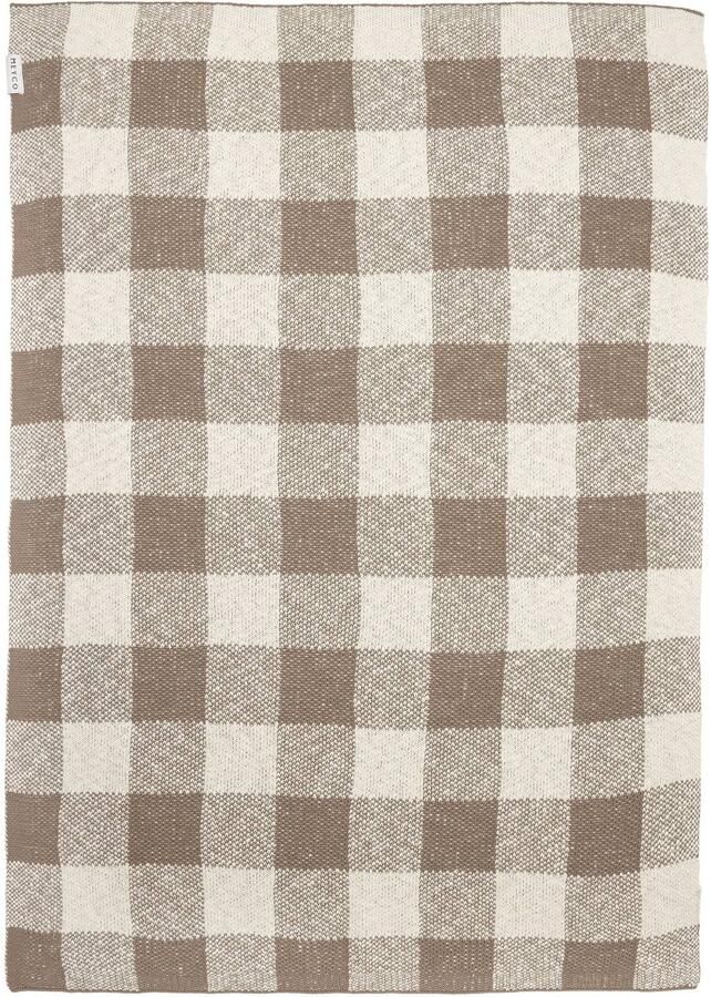 Meyco katoenen wiegdeken taupe 100x75 cm - Foto 3