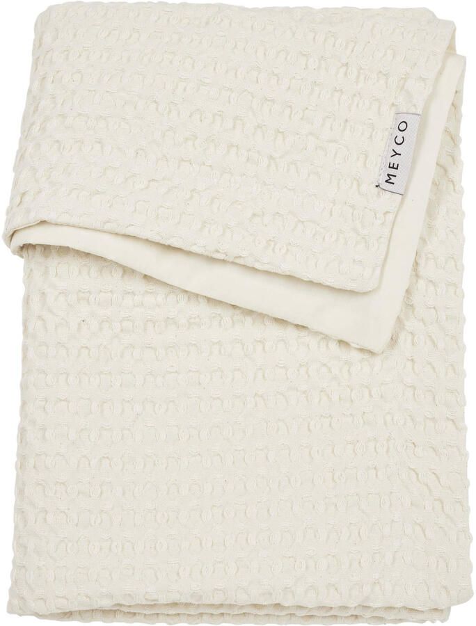 Meyco ledikantdeken Waffle Cotton nature - Foto 3