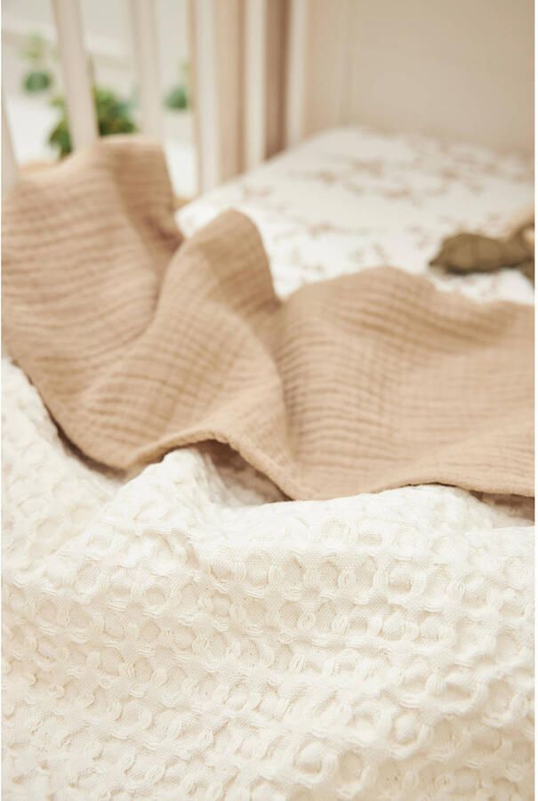 Meyco ledikantdeken Waffle Cotton nature - Foto 2
