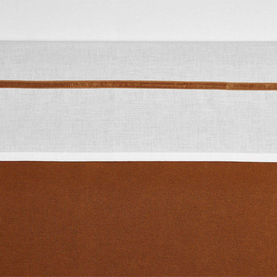 Meyco ledikantlaken Bies velvet camel