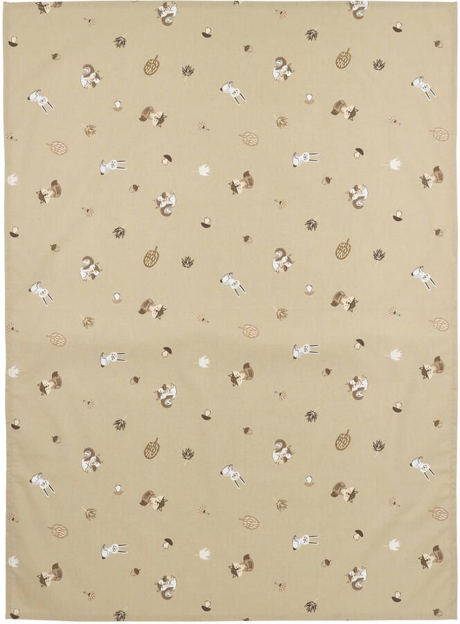 Meyco ledikantlaken Forest Animals sand