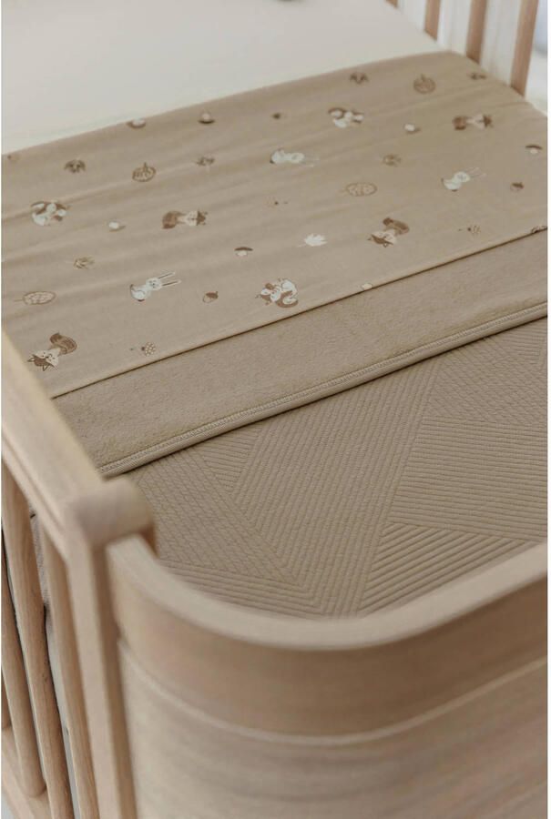 Meyco wieglaken Forest Animals beige