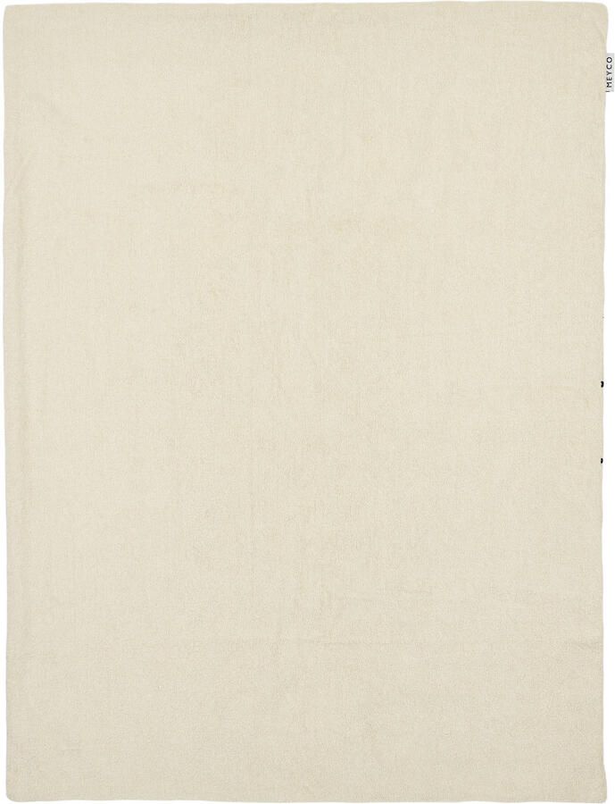 Meyco pre-washed hydrofiel wiegdeken Sweet Heart soft sand