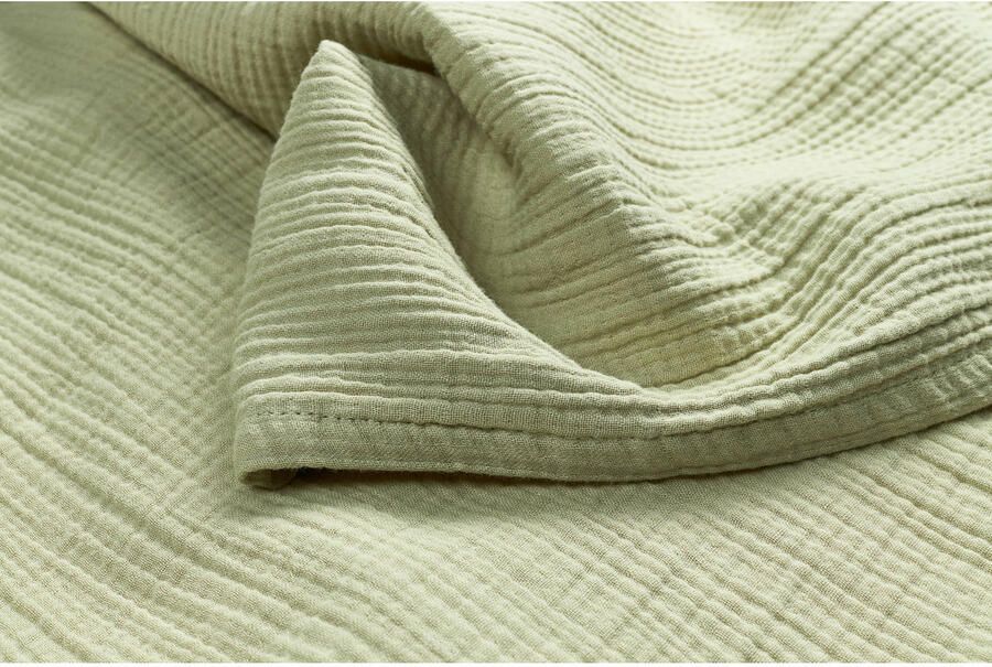 Meyco pre-washed hydrofiel wieglaken soft olive - Foto 2