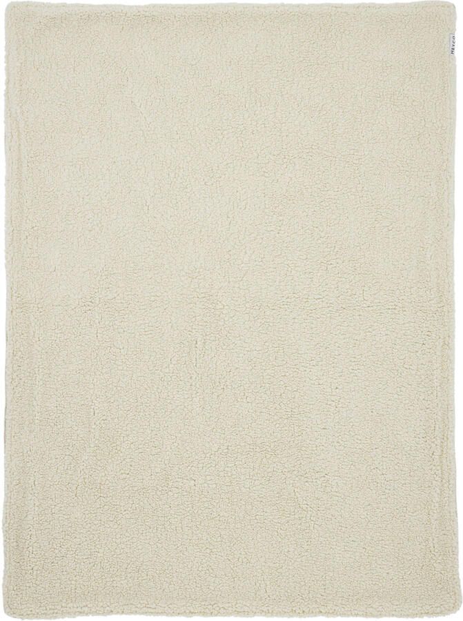 Meyco reversible wiegdeken Knots met teddy beige