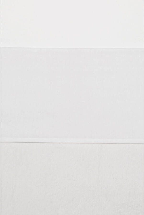 Meyco Uni wieglaken 75x100 cm wit - Foto 2