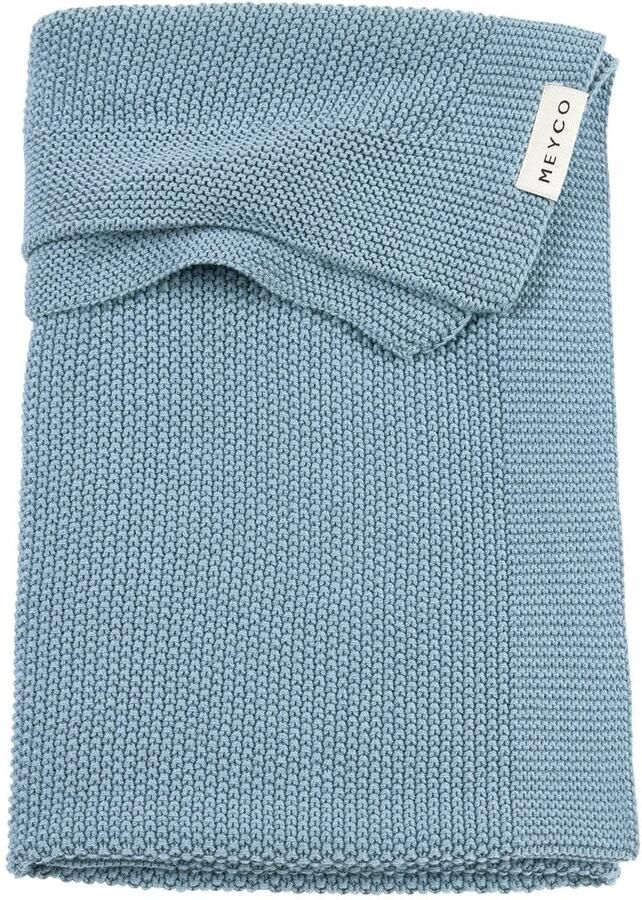 Meyco wiegdeken Mini Relief Jeans Blue
