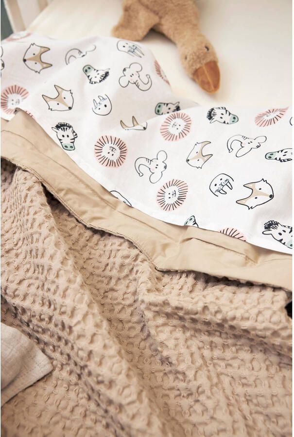 Meyco wiegdeken Waffle Cotton sand - Foto 2