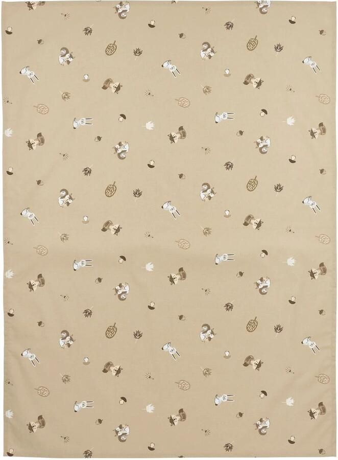 Meyco wieglaken Forest Animals beige