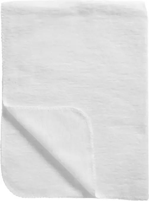 Meyco Uni wiegdeken 75x100 cm wit