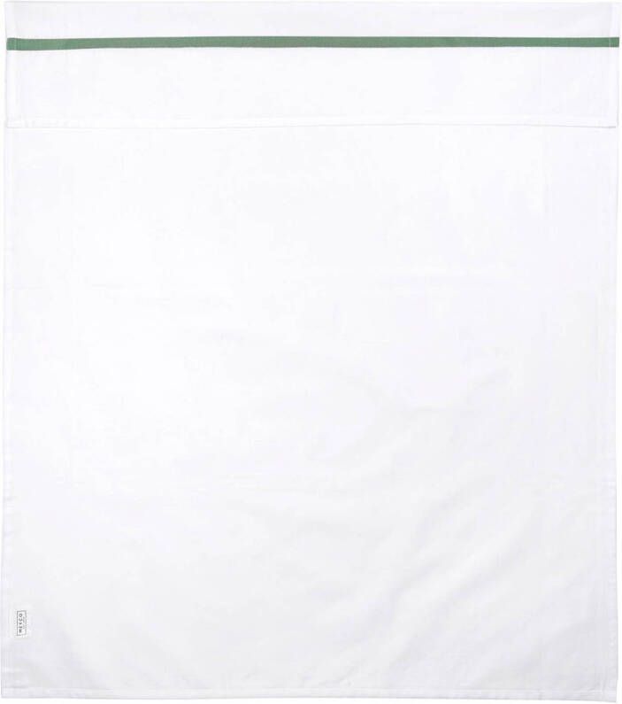 Meyco wieglaken met bies groen - Foto 3