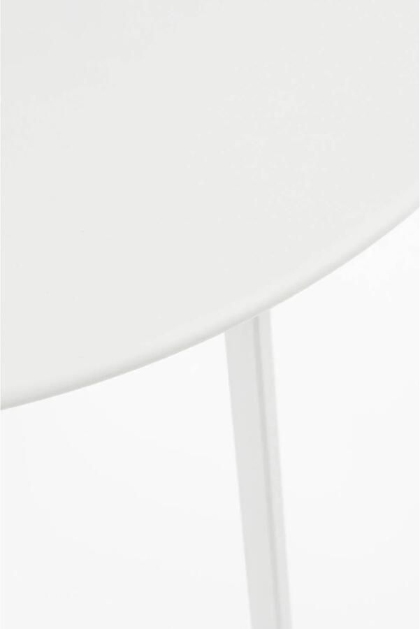 Mica Decorations Seatle Bijzettafel voor Buiten H38 x Ø58 cm Metaal Wit - Foto 2