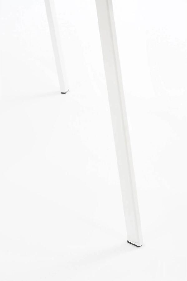 Mica Decorations Seatle Bijzettafel voor Buiten H38 x Ø58 cm Metaal Wit - Foto 3