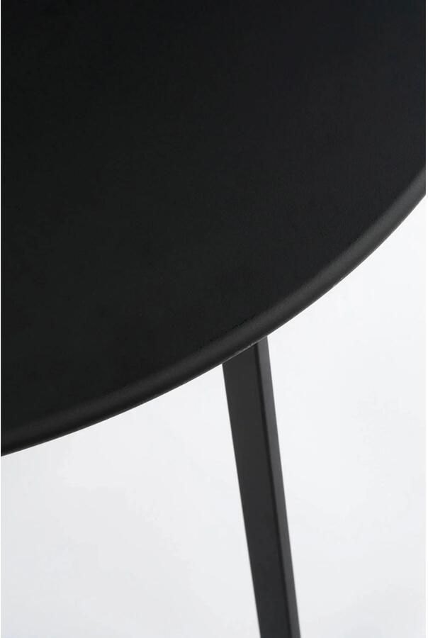 Mica Decorations Seatle Bijzettafel voor Buiten H38 x Ø58 cm Metaal Zwart - Foto 2