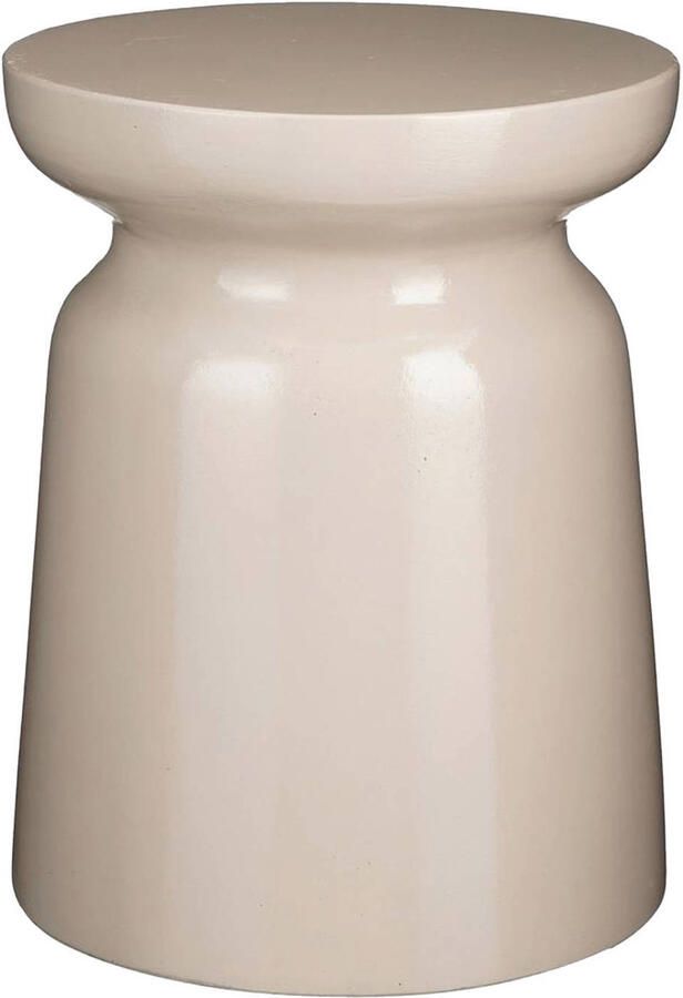 Mica Decorations Stage Bijzettafel H45 x Ø35 cm Cement Beige - Foto 3