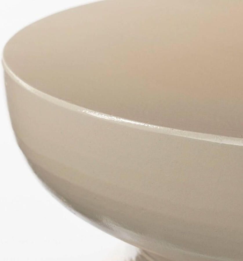 Mica Decorations Stage Bijzettafel H45 x Ø35 cm Cement Beige - Foto 2