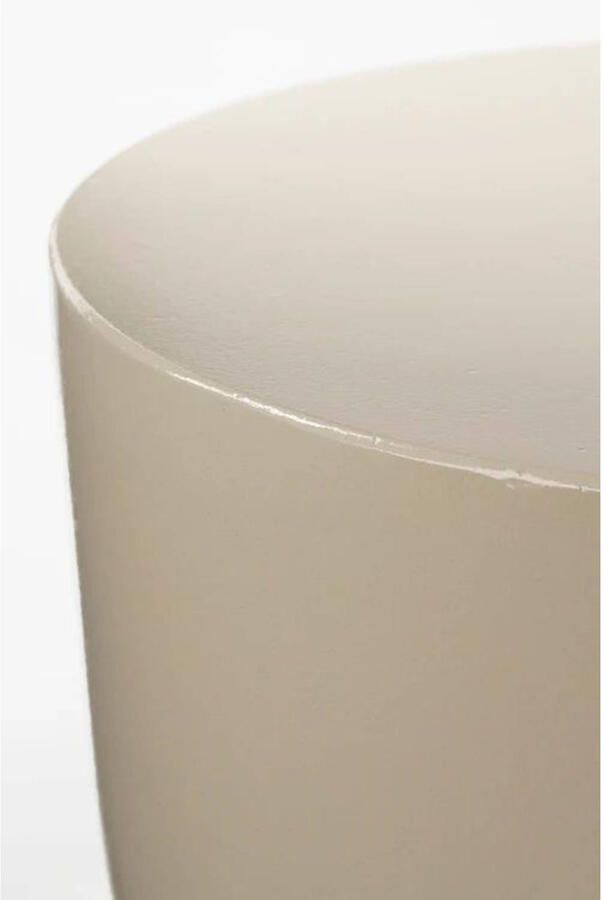 Mica Decorations Stage Bijzettafel H45 x Ø35 cm Cement Beige - Foto 3