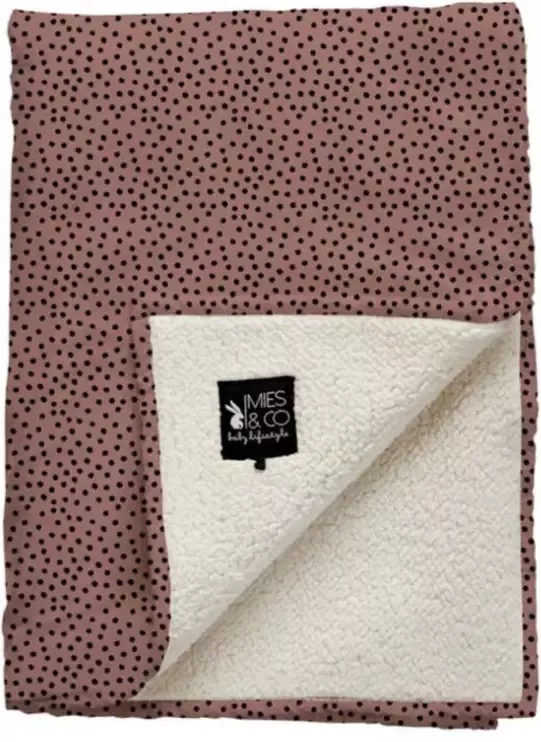 Mies & Co baby wiegdeken soft teddy Cozy dots 70x100 cm - Foto 3