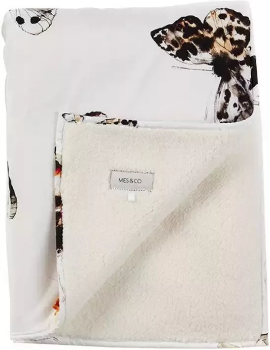 Mies & Co baby wiegdeken soft teddy Fika butterfly 70x100 cm - Foto 3