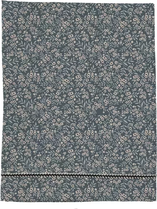 Mies & Co baby wieglaken Vintage Flower 60x120 cm Blue