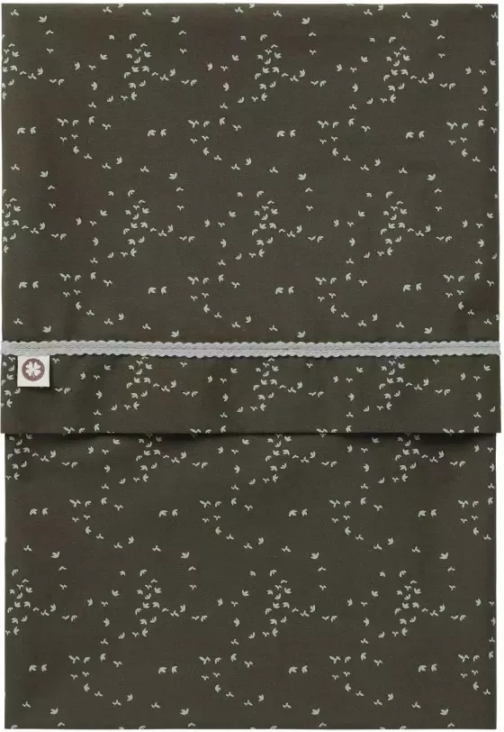 Noppies Baby Comfort Botanical poplin reversible baby ledikantlaken 110x140 cm Beetle - Foto 2