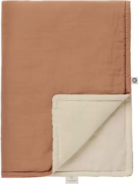 Noppies Baby Comfort padded reversible baby wiegdeken 75x100 cm Fog - Foto 3