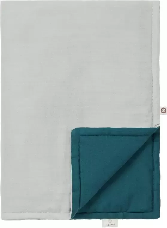 Noppies Baby Comfort padded reversible baby wiegdeken 75x100 cm Puritan Gray - Foto 3