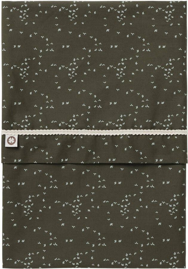 Noppies Baby Comfort Botanical poplin reversible baby ledikantlaken 110x140 cm Beetle
