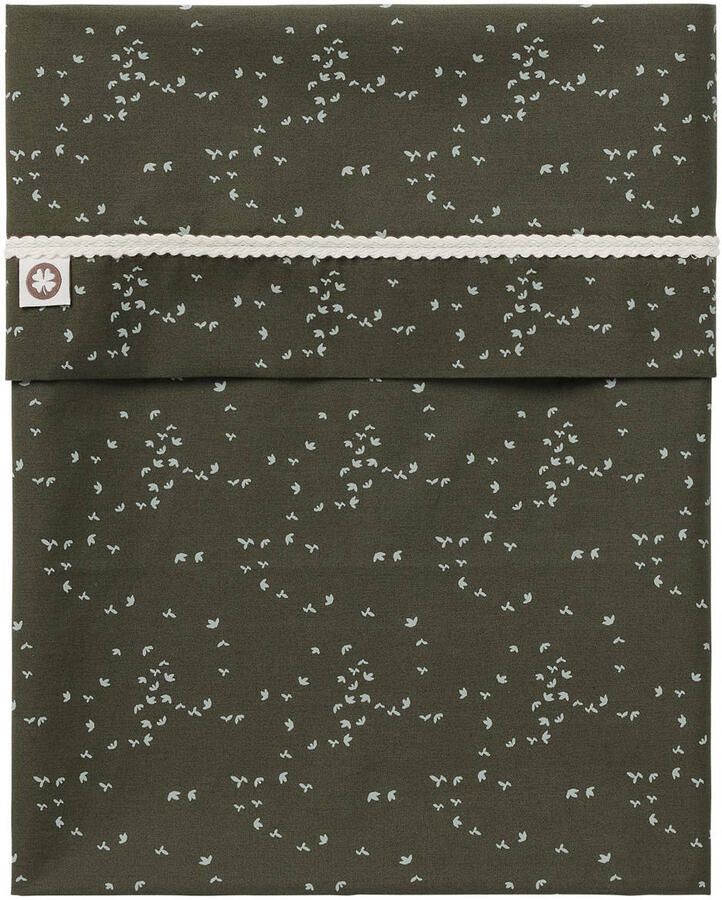 Noppies Baby Comfort Botanical poplin reversible baby wieglaken 80x100 cm Beetle