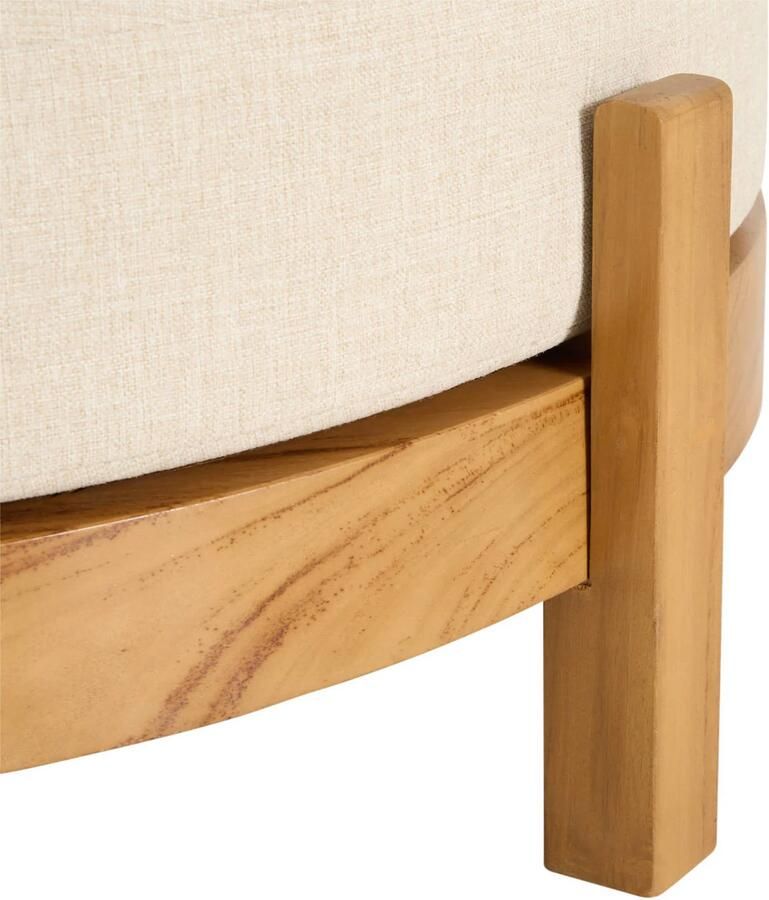 NOUS Garden bijzettafel Rondé teak (Ø90x40) - Foto 3