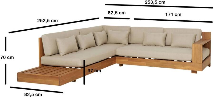 NOUS Garden loungeset Belmonte deluxe - Foto 2