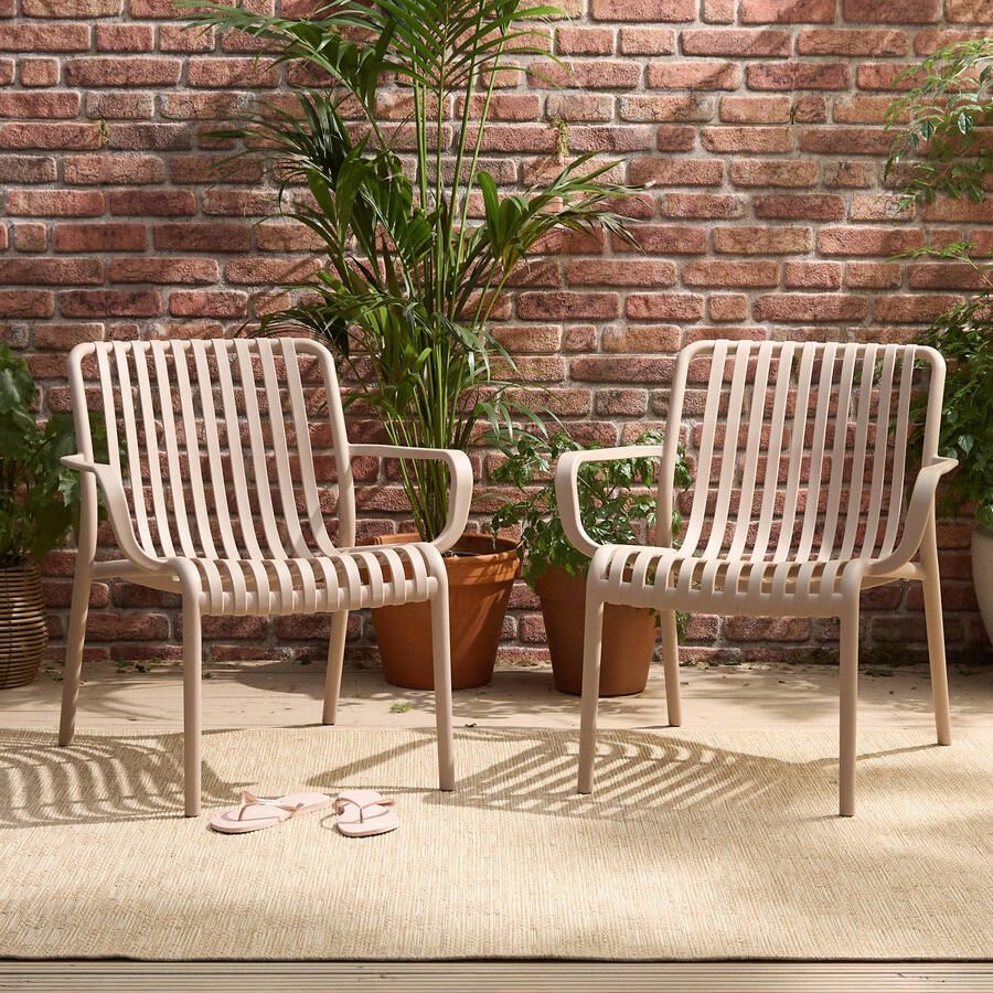 NOUS Garden loungestoel Luz (Set van 2)