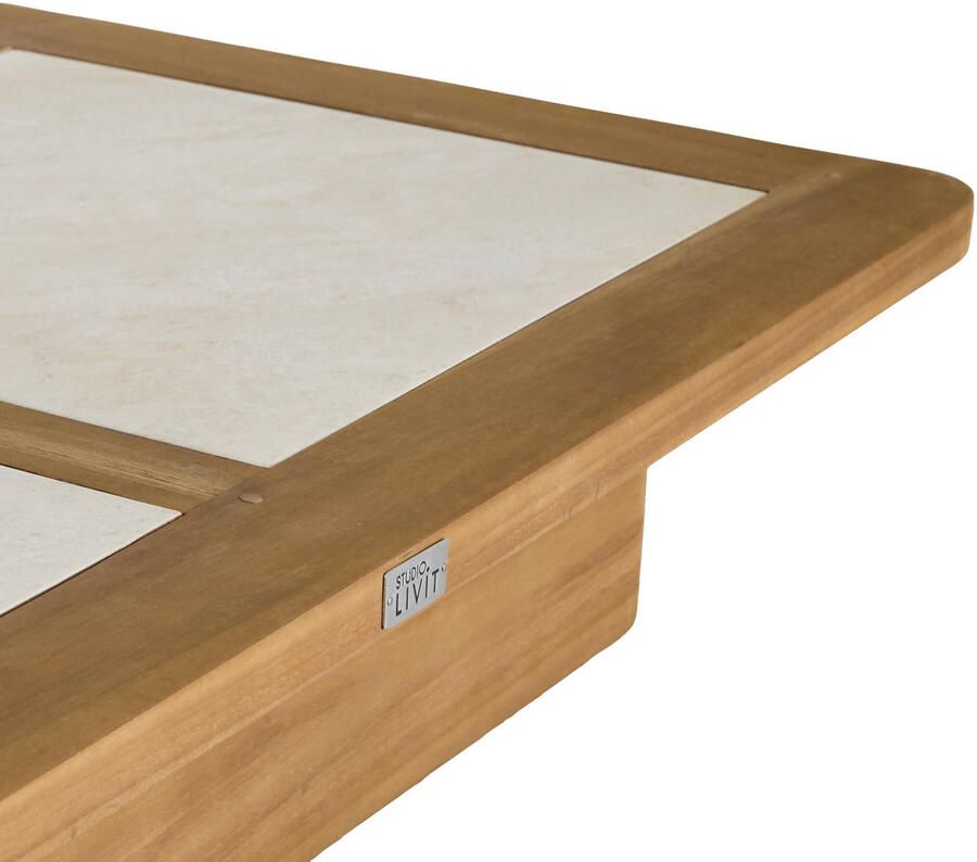 NOUS Garden salontafel Ventana teak (100x100) - Foto 3
