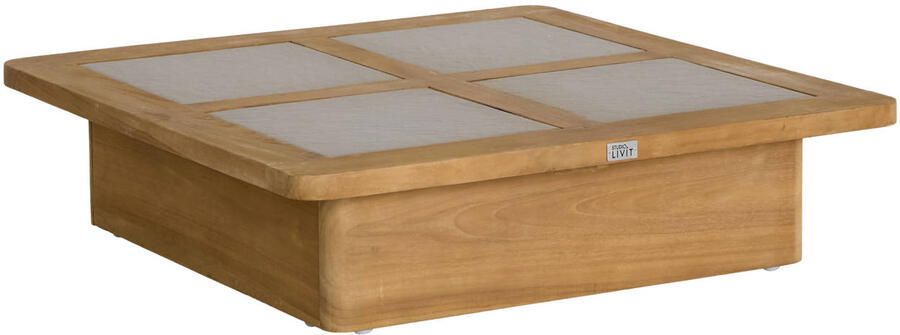 NOUS Garden salontafel Ventana teak keramiek (80x80) - Foto 3