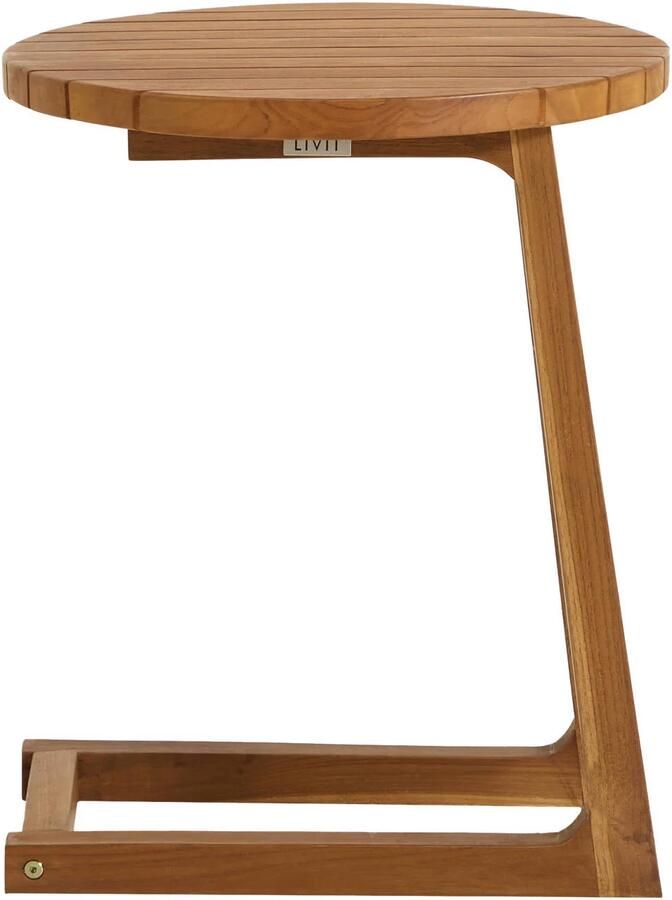NOUS Garden teak bijzettafel Volta (Ø40 cm) - Foto 3