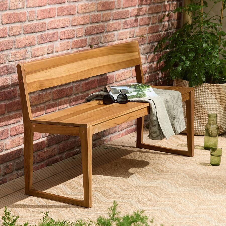 NOUS Garden teak tuinbank Algos 130cm