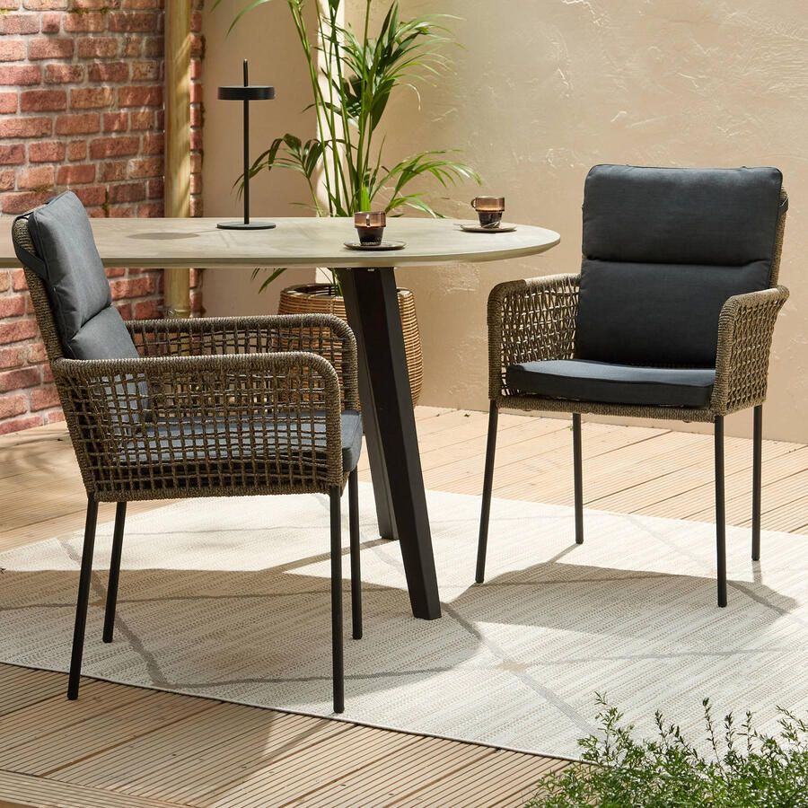 NOUS Garden tuinstoel New Orleans (Set van 2) - Foto 3